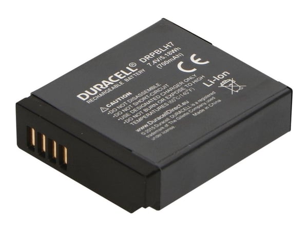 Duracell Li-Ion bat. 600mAh for Panasonic DMW-BLH7E