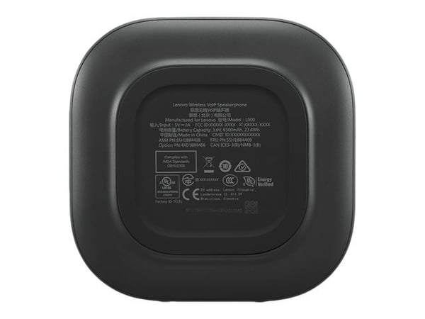 Lenovo L900 - VoIP stasjonær høyttalende telefon - Bluetooth - trådløs, kablet - USB - tordensvart