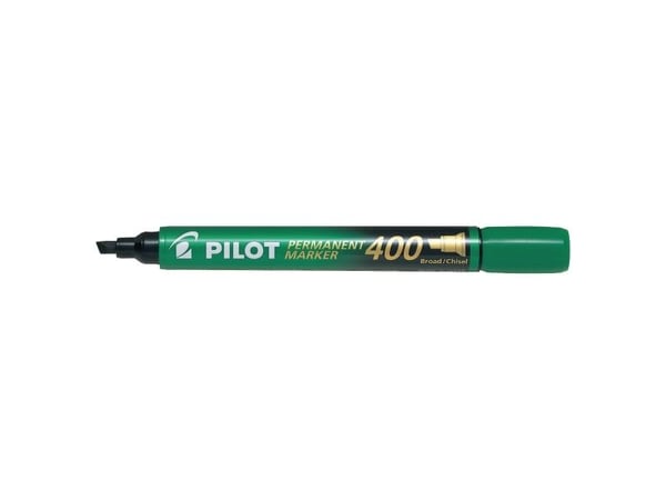 Pilot Permanent Marker 400, Grønn, Flerfarget, 4 mm, 4,5 mm, 1 stykker