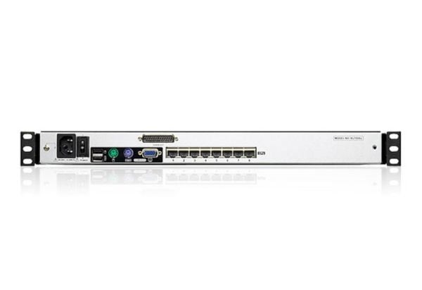 ATEN KL1508AN - KVM-konsoli KVM-kytkin - 8 porte - 19" - rackversion - 1280 x 1024 - 1U - 1U