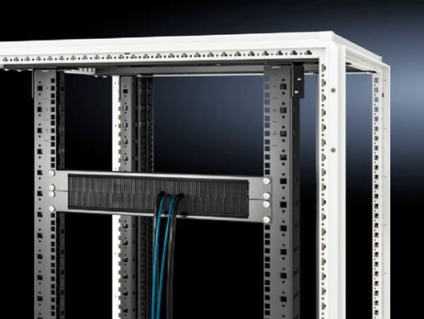 Rittal 5302.202, Administrasjonspanel, Sort, Stål, 1U, 48,3 cm (19"), 390 mm