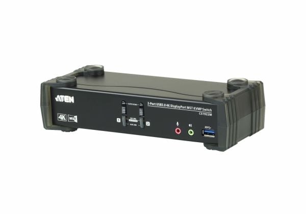 ATEN CS1922M - KVM / lyd / USB-svitsj - 2 x KVM/lyd/USB - 1 lokalbruker - stasjonær