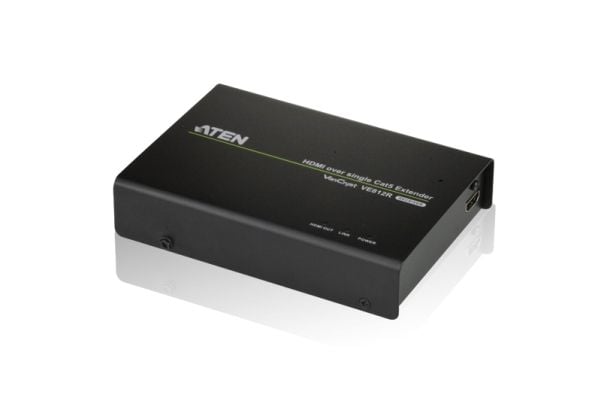 ATEN VE812R HDMI Over Single Cat 5 Receiver - Video/lyd-forlenger - mottaker - HDMI - over CAT 5 - opp til 100 m