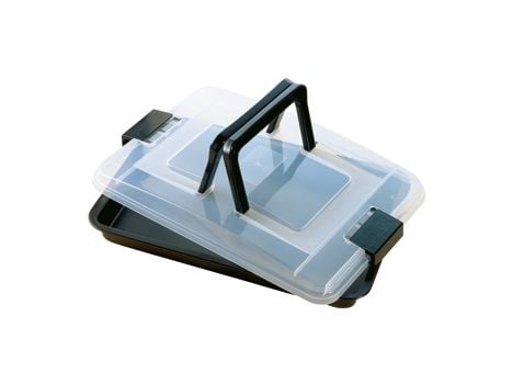 Kaiser 23.0075.0002, Rektangulær, Støpt aluminium, Sort