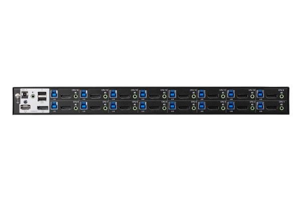 ATEN CS19216 - KVM / lyd / USB-svitsj - 16 x KVM/lyd/USB - 1 lokalbruker - stasjonær, rackmonterbar