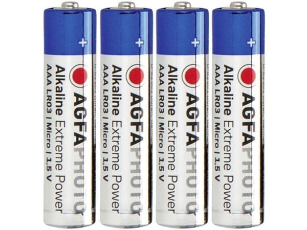 AgfaPhoto - Batteri 4 x AAA - Alkalisk