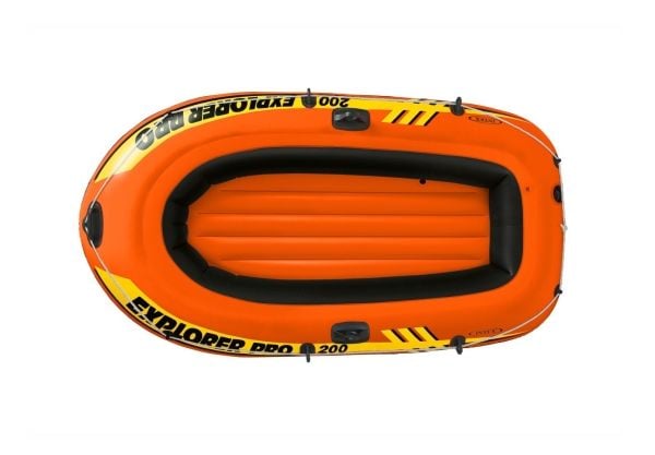 Intex 58356NP, Babybåt, Gutt/Jente, PVC, Sort, Oransje, Gult