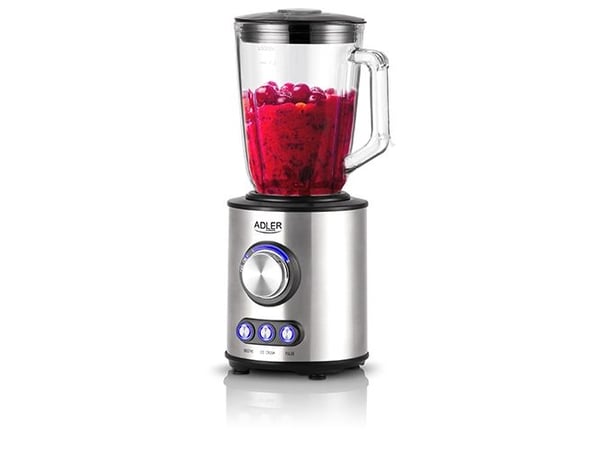 Adler AD 4078, Bänkmixer, Iskrossning, 1700 W, Svart, Rostfritt stål, Transparent