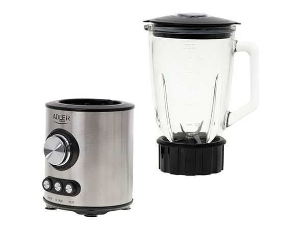 Adler AD 4078, Bord juicepresse, Isknusing, 1700 W, Sort, Rustfritt stål, Gjennomsiktig