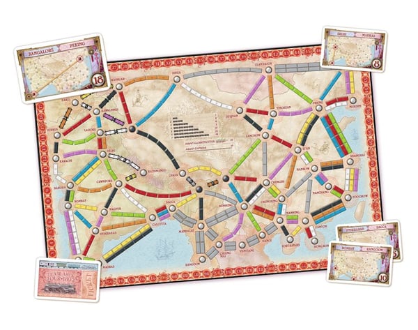 Ticket to Ride Map Collection #1 Asia