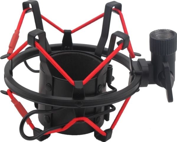 Mozos MOZOS SHM1-RED ANTI-VIBRATION BASKET FOR A MICROPHONE 43-47MM