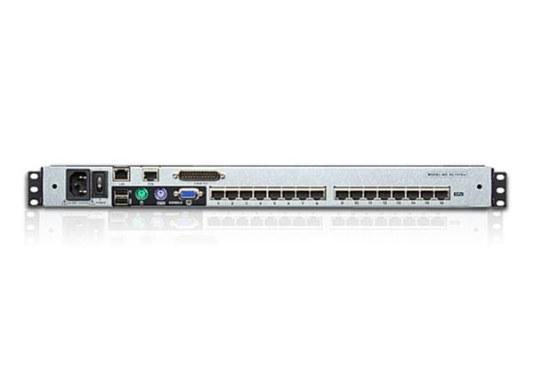 ATEN KL1516AiN - KVM-konsoll med KVM-svitsj - 16 porter - 19" - kan monteres i rack - 1280 x 1024 @ 75 Hz - 1U