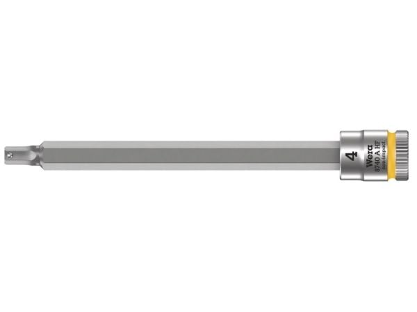 Wera 05003334001, Stikkontakt, 1/4", Metrisk, 1 hoder, 4 mm, 10 cm