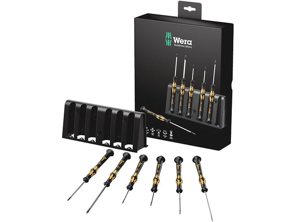 Wera 1578 A/6 ESD, plast, svart/gul
