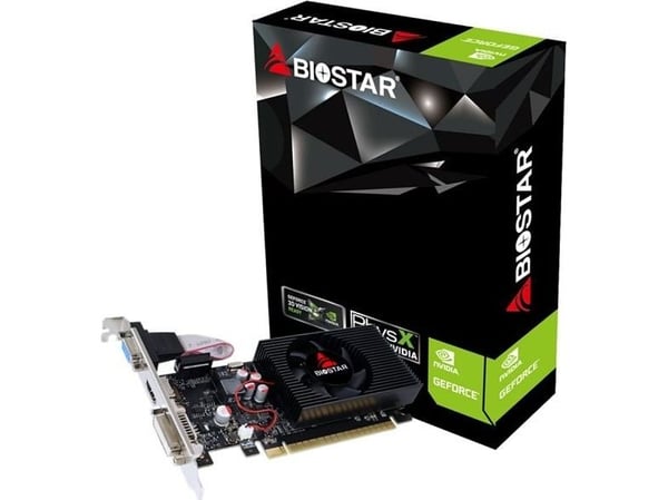 Biostar VN7313THX1 - Grafikkort - GF GT 730 - 2 GB DDR3 - PCIe 2.0 x16 lavprofil - DVI, D-Sub, HDMI