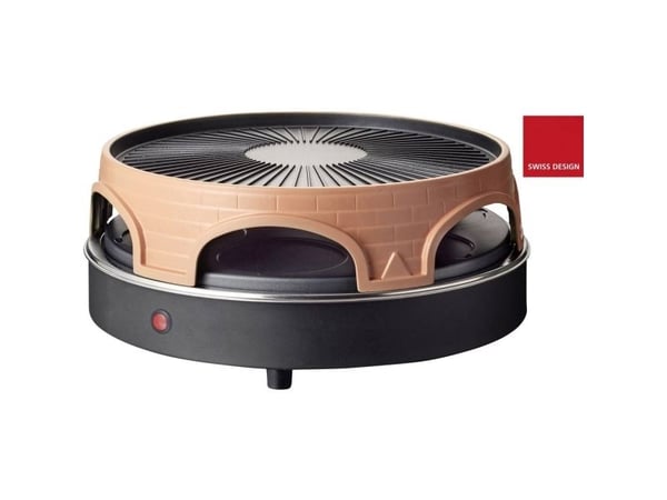 Emerio PO-113255.4 - Pizza oven/grill/raclette - 1.8 kW - terrakottaoransje