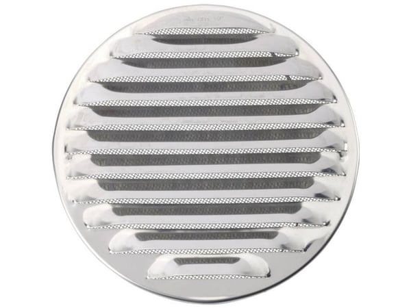 Wallair N31841 Udsugningsgitter Rustfrit stål Passer til rørdiameter: 16 cm