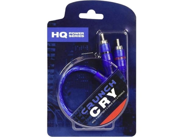 Crunch CRY Y-phonokaapeli 25.00 cm [1x RCA-pistoke - 2x RCA-pistoke]