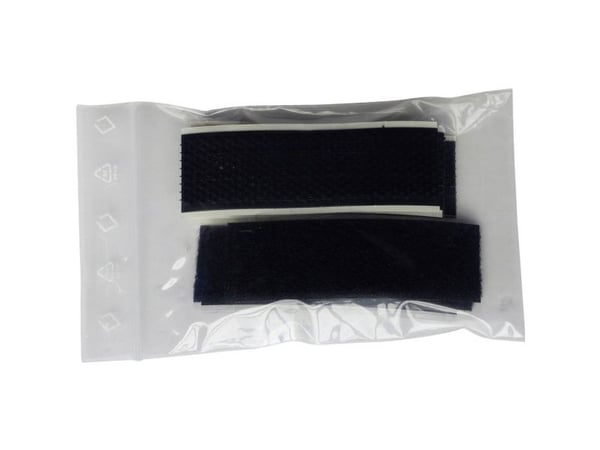 TRU COMPONENTS 904-MVA8-Pussi Koukku- ja silmukkateippi liimausta varten Niittiosa (L x S) 80 mm x 25 mm 4 paria
