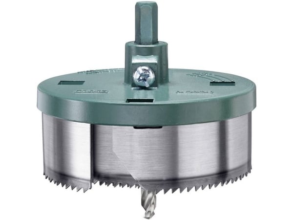 kwb 499700, Sett, Drill, Akryl, Løvtre, Ikke-jernholdig metall, Gipsplater, Plast, Mykt tre, Tre, Grønn, Grå, Zink, 3,2 cm