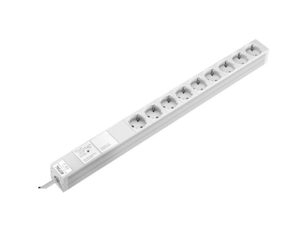 Rittal DK 7240.330 Pistorasia 9-kertainen Alumiini 1 kpl