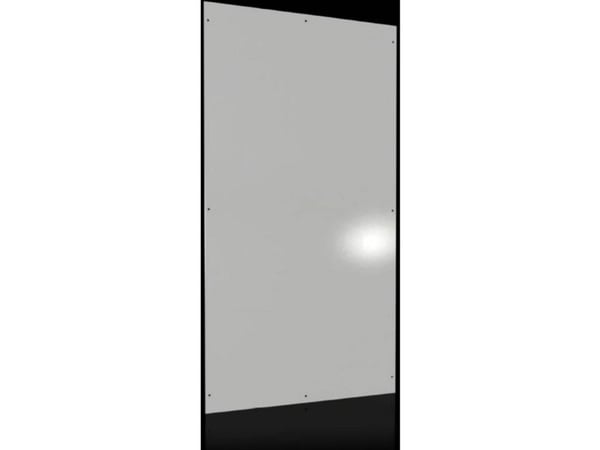 Rittal VX - Sidepanel for stativ - skrufeste, stålplate - RAL 7035 (pakke med 2) - for VX (8122245)