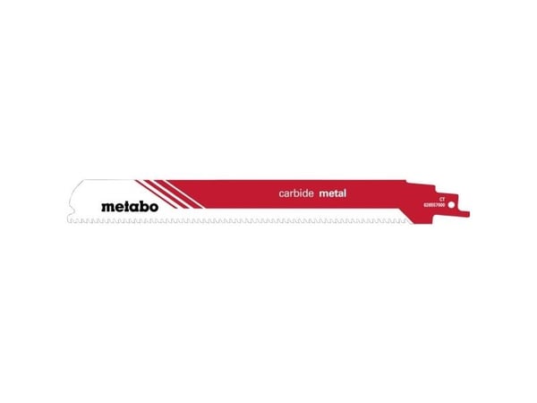 Metabo 626557000, Sabelsagblad, Karbid, Rød, Hvit, 3 mm, 1,25 mm, 22,5 cm