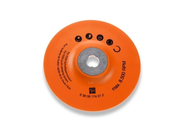 FEIN 63806174012, Poleringsskive, 18 cm, Oransje