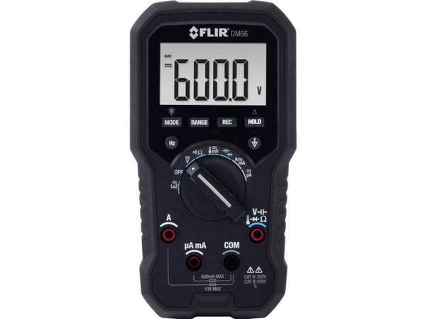 FLIR DM66 håndholdt digital multimeter CAT IV 300 V, CAT III 600 V