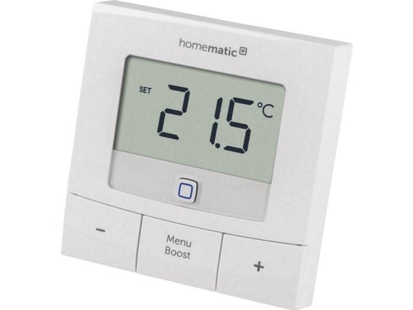 Homematic IP HMIP-WTH-B, RF, Valkoinen, IP20, 160 m, CE, LCD