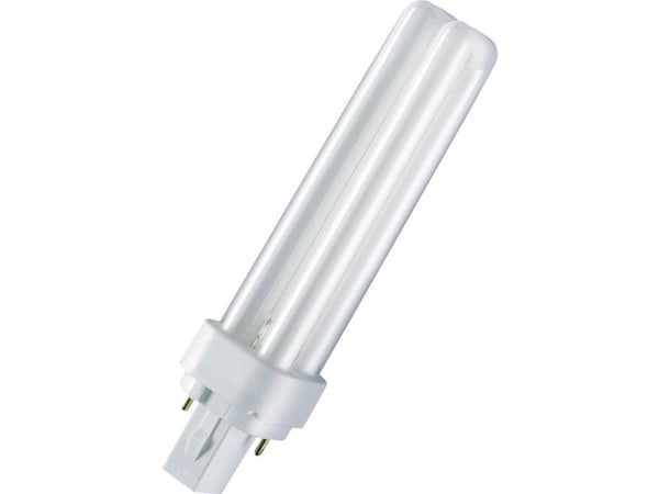 Osram DULUX, 10 W, G24d-1, 10000 h, 600 lm, Lämmin valkoinen