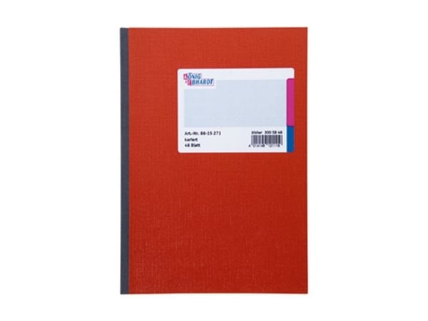König & Ebhardt notebok 8615271 karriere rød - 48 ark DIN A5