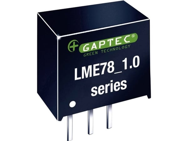 Gaptec LME78_15-1.0 DC/DC-muunnin, piirilevy 24 V/DC 15 V/DC 1000 mA 15 W Lähtöjen määrä: 1 x