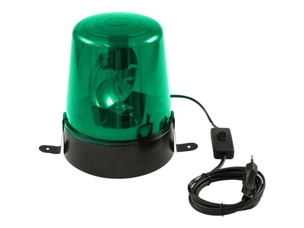 EUROLITE LED politilys DE-1 grønn (50603031)