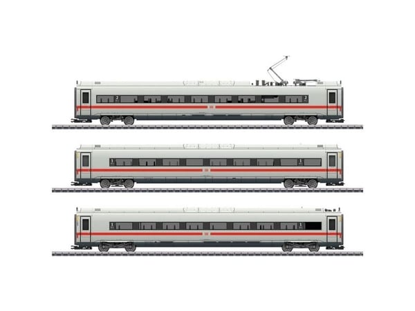 Märklin Tilleggsvognsett til ICE 4, HO (1:87), 15 År, Grå