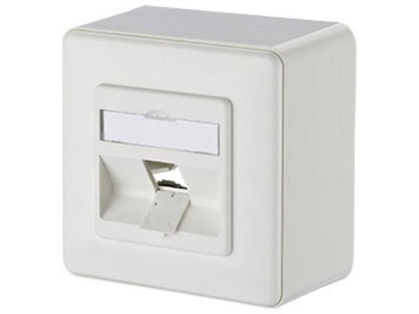 METZ CONNECT 130B10D10002-E, RJ-45, 1 moduuli(a), Valkoinen, 85 mm, 43 mm, 85 mm