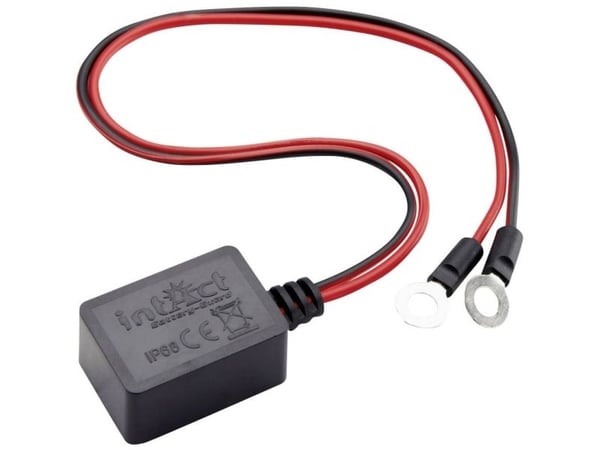 Intact GL10 Battery-Guard - batteriövervakning 12 V - Bluetooth® - app-kompatibel - laddningsövervakning - 15 mm x 60 mm x 45 mm