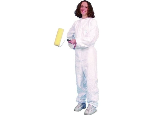 DuPont Tyvek 2510-XL sammanlagt Tyvek Classic (Typ 5 & 6) storlek XL vit