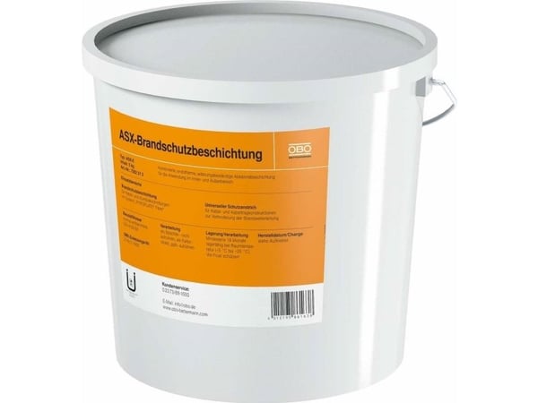 Obo Bettermann ASX-E, 5 kg, cables, 4 m², Bøtte, 1 stykker, 5 - 25 °C