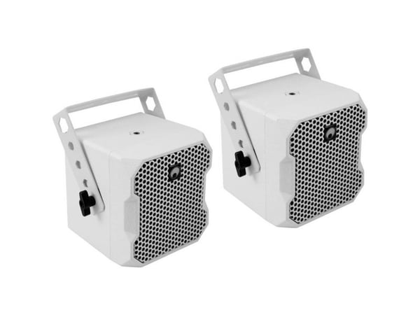 Omnitronic 11038873, Full rekkevidde, Koblet med ledninger (ikke trådløs), 75 W, 150 - 16000 Hz, 16 O, Hvit