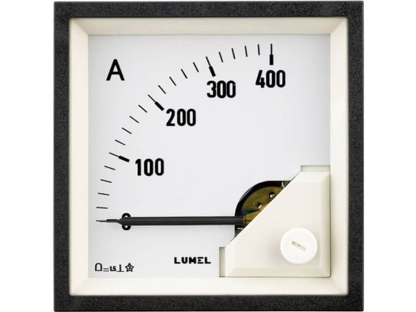 Lumel MA19 50A/60mV Paneelimittari 96 x 96 mm 50 A/DC (60 mV) Pyörivä napa