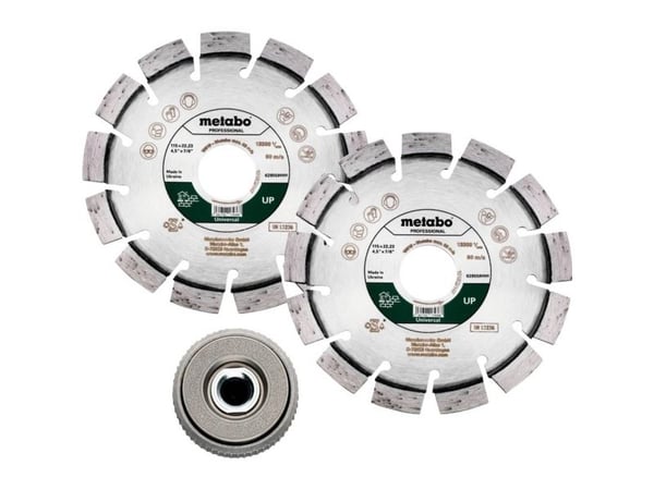 METABO SETT: 2 x diamantblad 115