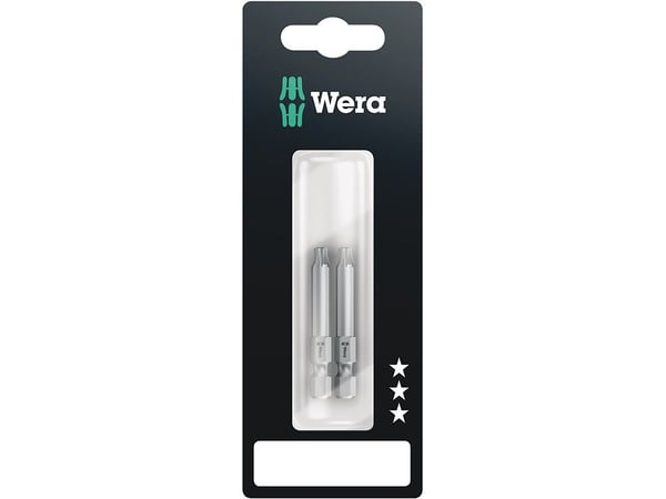 Wera 867/4 Z SB, 2 stykker, Torx, TX15, CE, GS, DVE, 50 mm, 60 mm