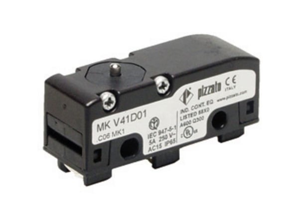 Elektrisk mat Mikrokontakt MKV12D01 250 V/AC 6 A IP65 Tastende 10 st