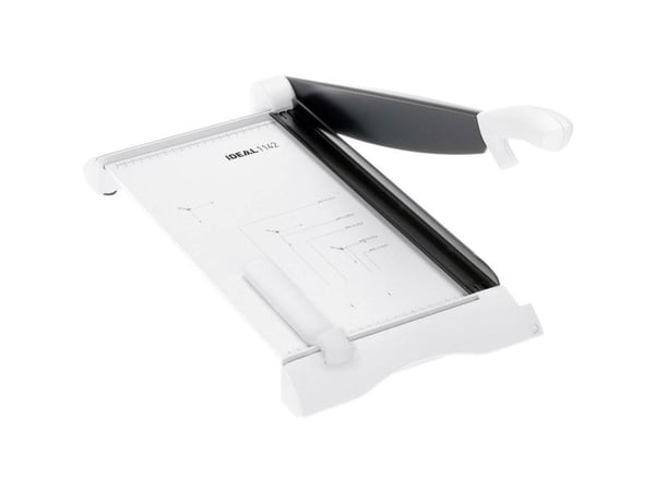 Ideal Office application 1142, 43 cm, 15 ark, 43 cm, Manuell klemme, Rustfritt stål, two side scales in cm/mm