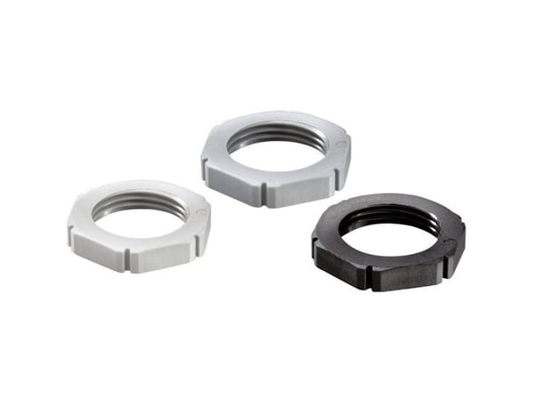 Wiska MUG PG 48 RAL7035 Lukkomutteri PG48 Polyamidi Vaaleanharmaa 1 kpl