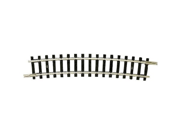 Fleischmann skinnestykke 22225 N (uten ballast) buet spor 15° 329 mm