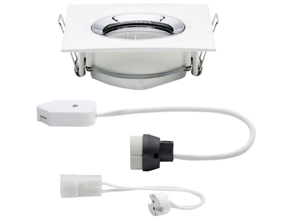 Paulmann 936.64, Innfelt lyspanel, GU5.3, 1 pære(r), 35 W, 230 V, Krom, Hvit