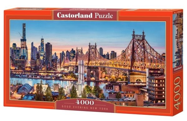 Castorland Puslespill 4000 brikker. - Kveld i New York
