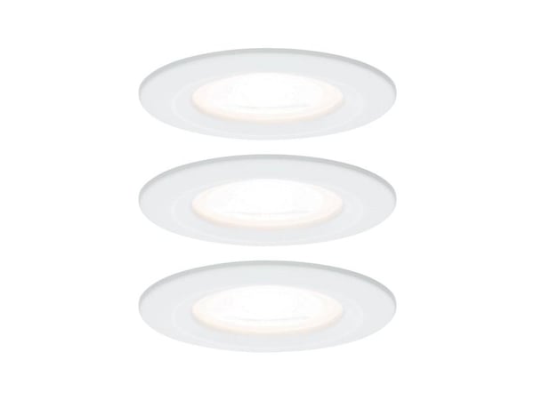 Paulmann 934.78, Indbygget lysplade, GU10, 3 pære(r ), LED, 2700 K, Hvid